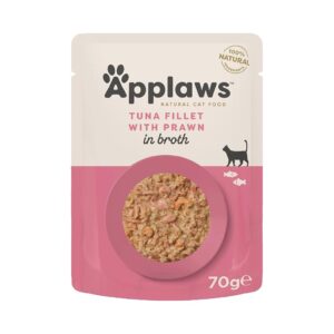 Applaws Cat Pouch Tuna Fillet With Prawns 70 Gm