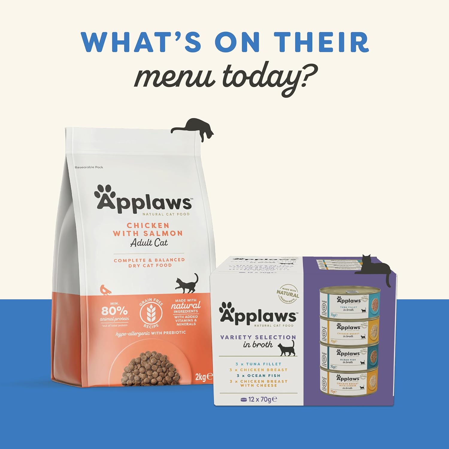 Applaws Cat Tins Tuna Fillet With Salmon 70 Gm (6) Applaws Cat Tins Tuna Fillet With Salmon 70 Gm (6)