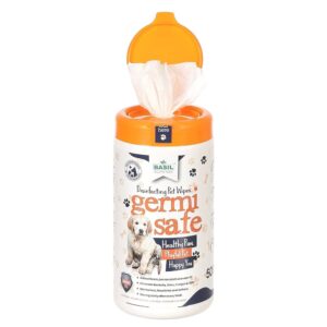 Basil Germisafe Disinfecting Pet Wipes (18cm x 20cm)