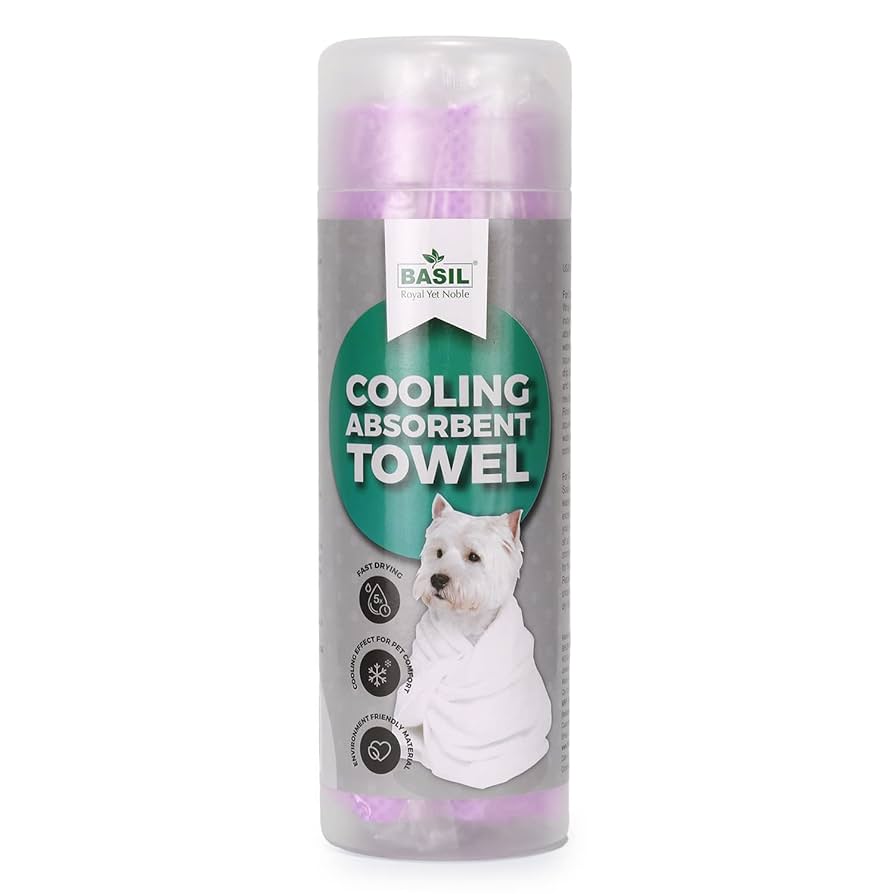 Basil Pet Towel - Cooling Absorbent Towel