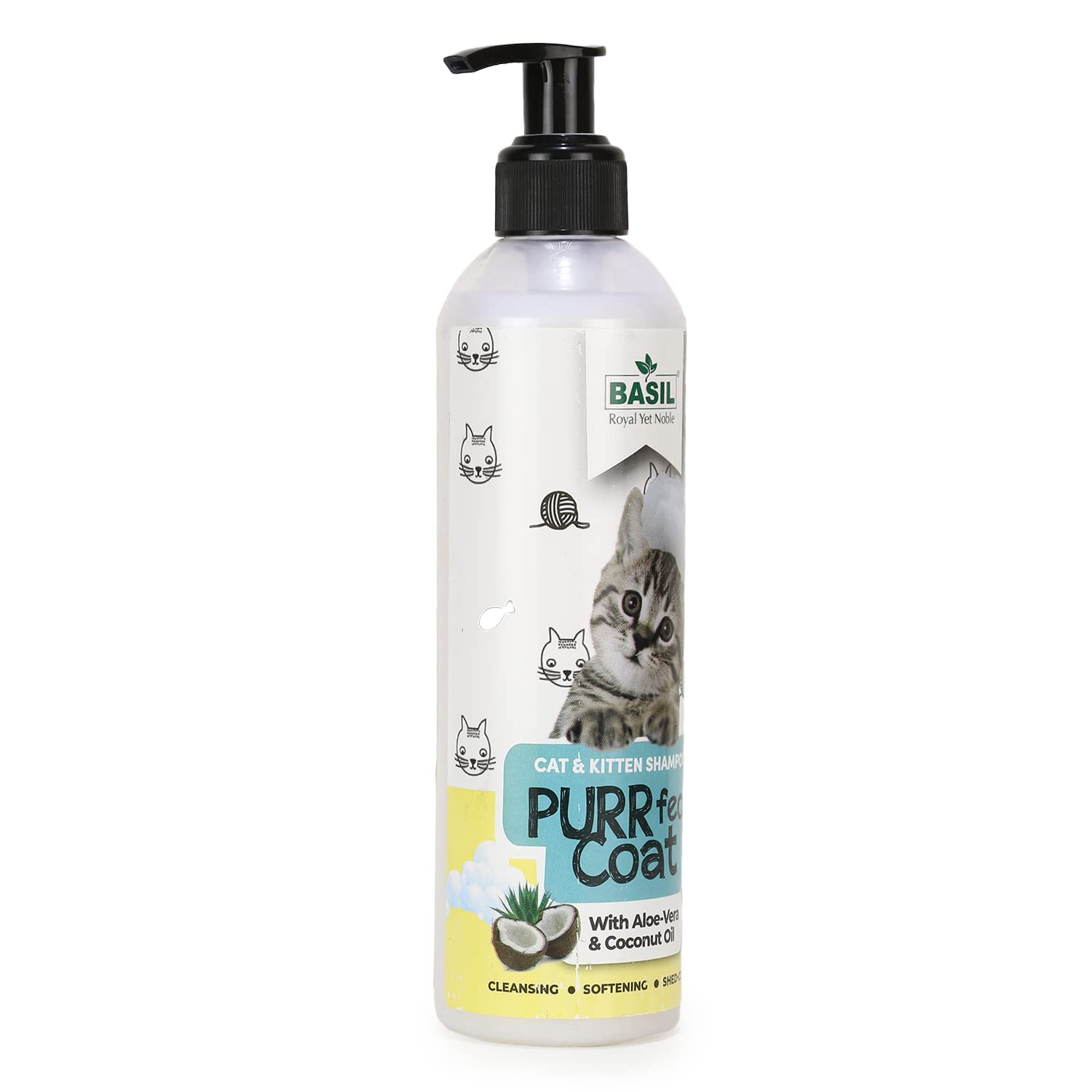 Basil Purrfect Coat Cat & Kitten Shampoo (2) Basil Purrfect Coat Cat & Kitten Shampoo (2)