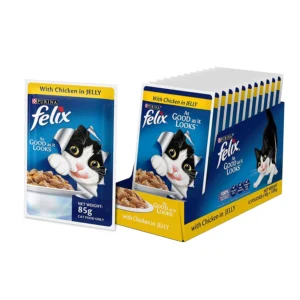 Felix Chicken in Jelly Cat Pouch – Pack of 12