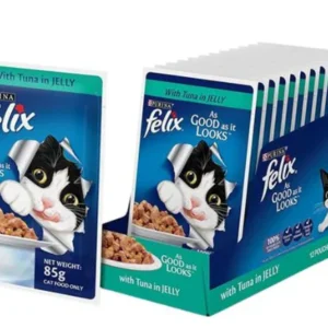 Felix Tuna in Jelly Cat Pouch – Pack of 12