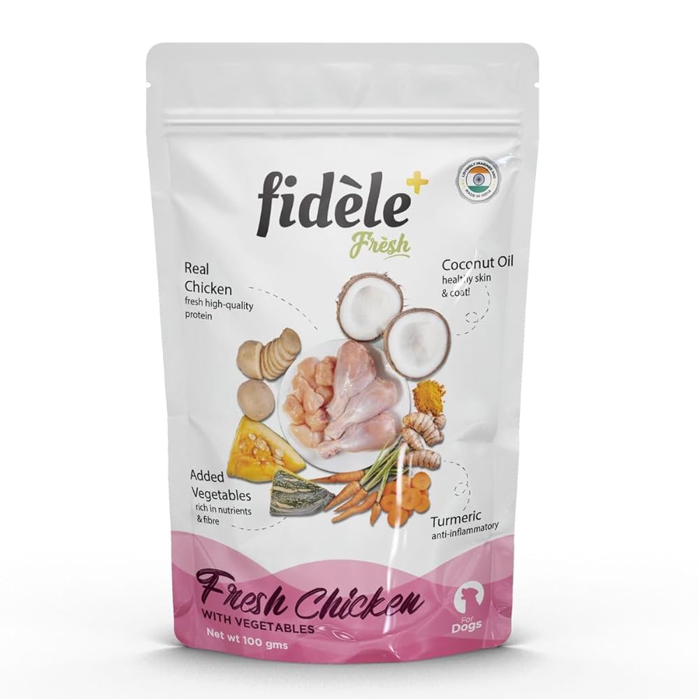 Fidele Wet Dog Food Fresh Chicken with Vegetables High Quality Protein and Fibre