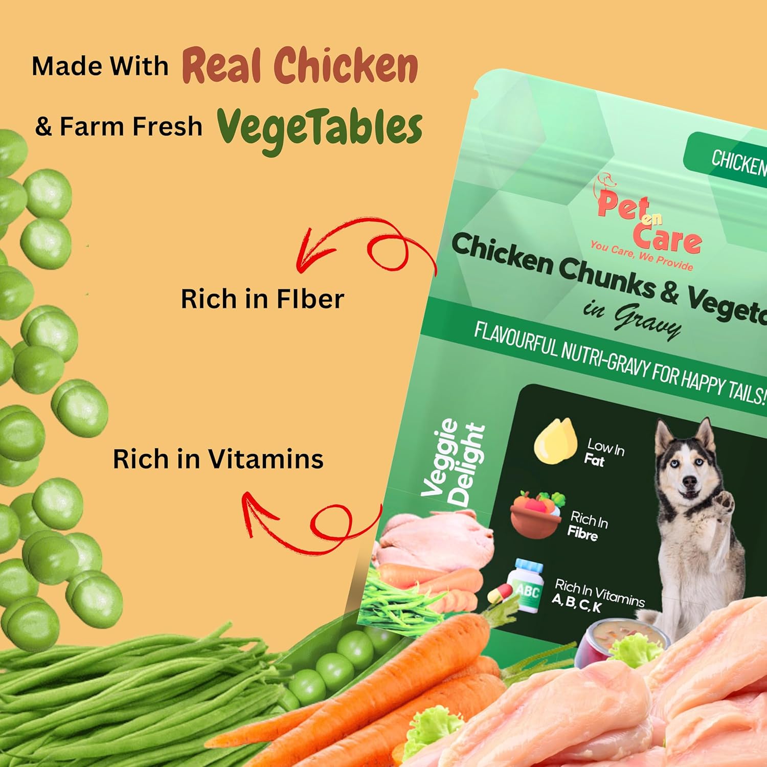 Kennel Chicken Veggies Gravy (Pack of 12) (5) Kennel Chicken Veggies Gravy (Pack of 12) (5)