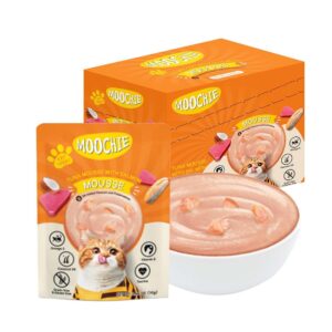 Moochie Mousse With Salmon Pouch For Cats (1)