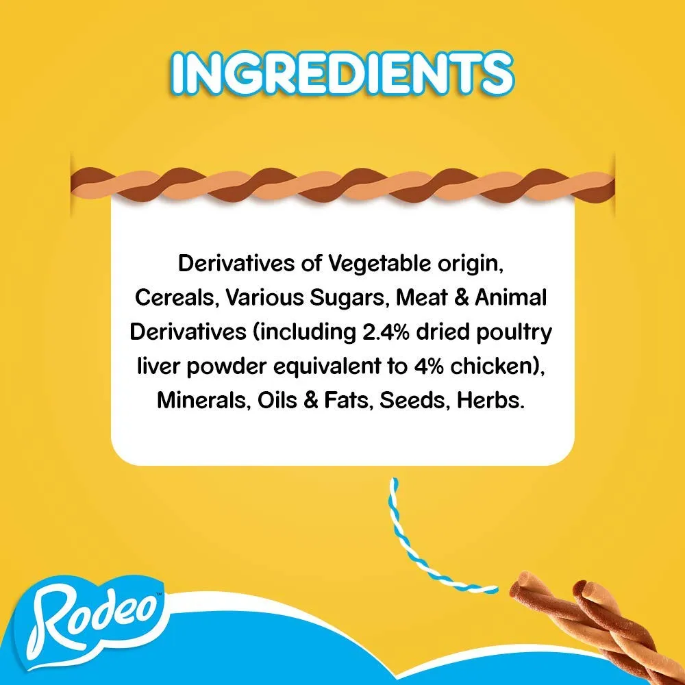 Pedigree Rodeo Dog Treats – Twisted Chewy Snack Sticks (4) Pedigree Rodeo Dog Treats – Twisted Chewy Snack Sticks (4)