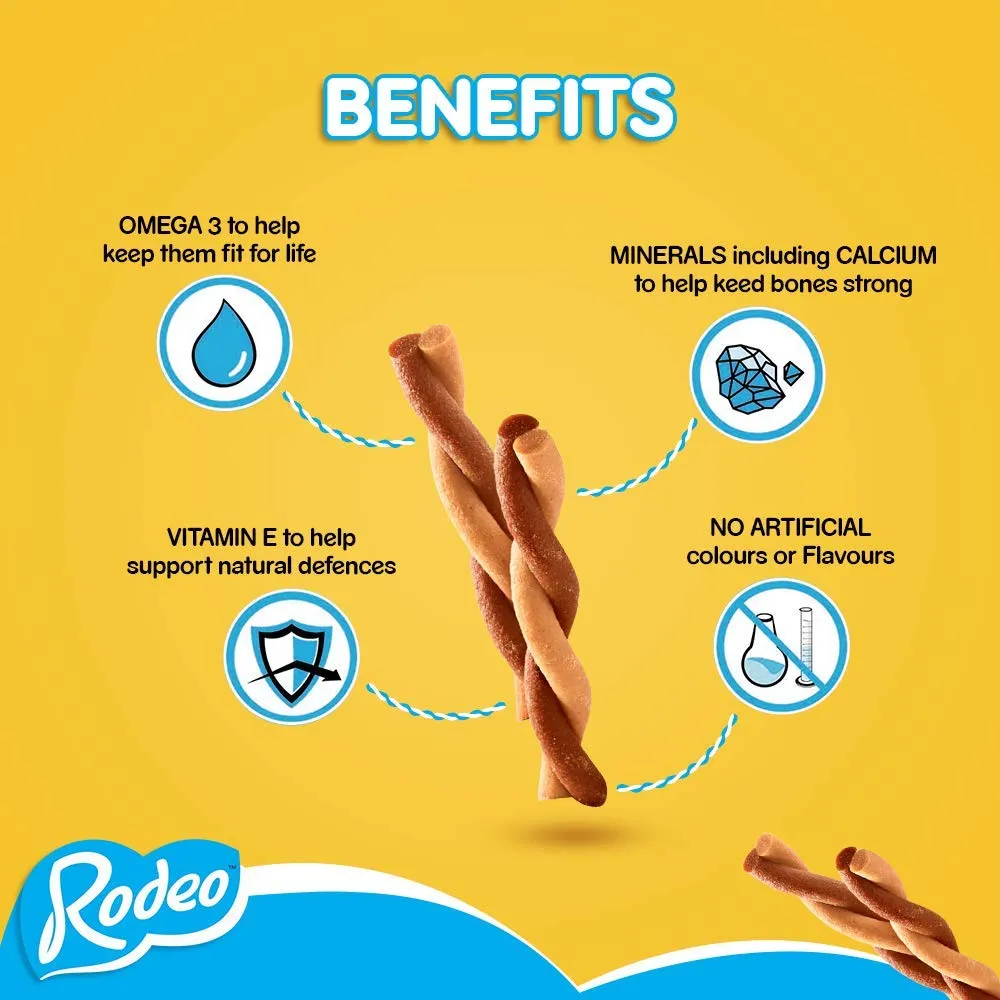 Pedigree Rodeo Dog Treats – Twisted Chewy Snack Sticks (5) Pedigree Rodeo Dog Treats – Twisted Chewy Snack Sticks (5)