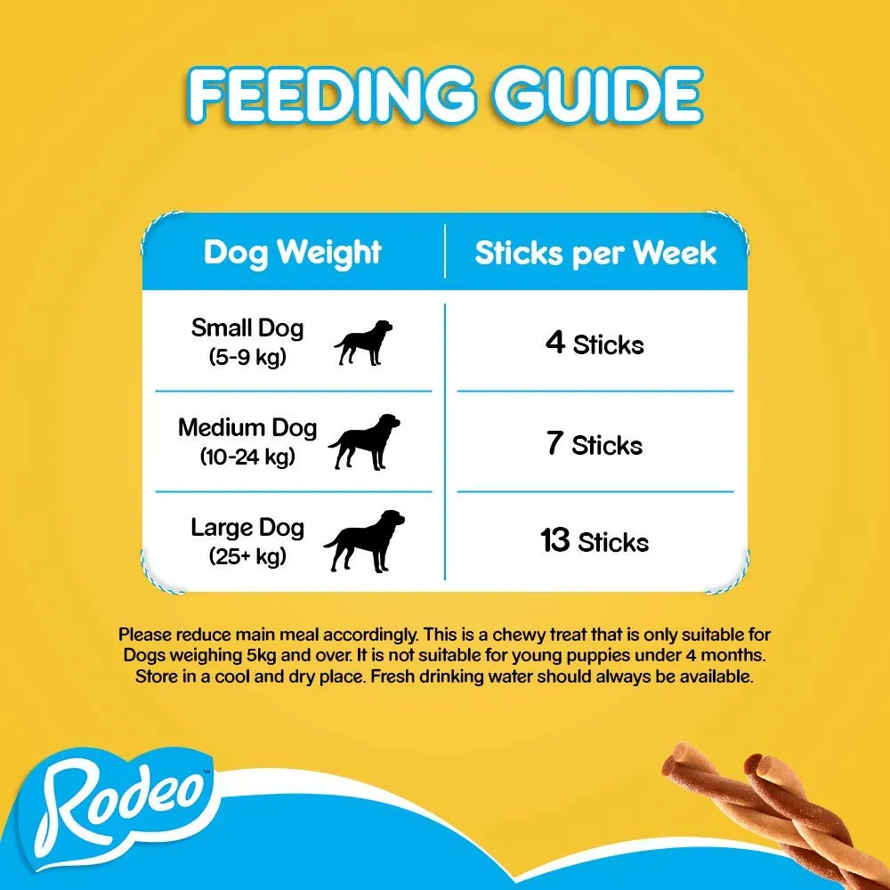 Pedigree Rodeo Dog Treats – Twisted Chewy Snack Sticks (6) Pedigree Rodeo Dog Treats – Twisted Chewy Snack Sticks (6)