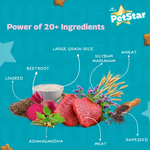 Petstar Meat & Wheat Adult Dog Dry Food (4) Petstar Meat & Wheat Adult Dog Dry Food (4)