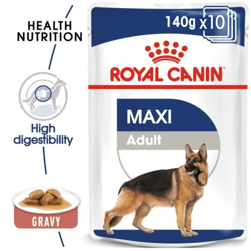 Royal Canin Maxi Adult Wet Dog Food (Pouch Pack) (2) Royal Canin Maxi Adult Wet Dog Food (Pouch Pack) (2)