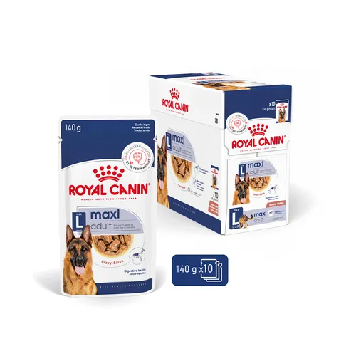 Royal Canin Maxi Adult Wet Dog Food (Pouch Pack) (5) Royal Canin Maxi Adult Wet Dog Food (Pouch Pack) (5)