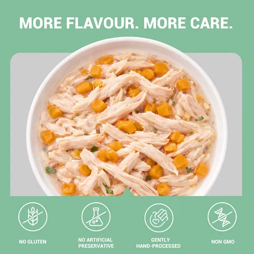 Schesir Chicken & Rice With Papaya In Gel Dog Tin (3) Schesir Chicken & Rice With Papaya In Gel Dog Tin (3)