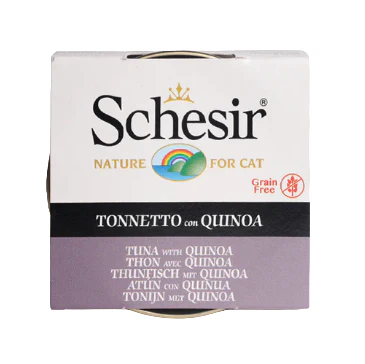 Schesir Tuna Whole Meat With Quinoa In Jelly Cat Tin (1) Schesir Tuna Whole Meat With Quinoa In Jelly Cat Tin (1)