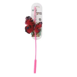 Basil Cat Teaser Stick with Butterfly and Bell 1