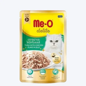 Me-O Delite Tuna with Chicken Flake Pouch For Cat