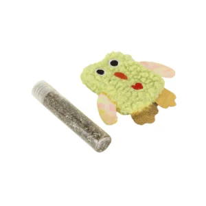 Basil Cat Plush Toy with Catnip for Stuffing (Yellow) 5