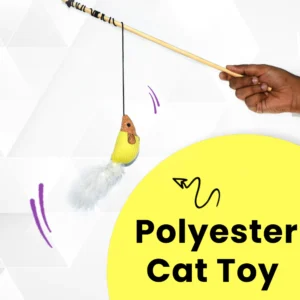 Basil Cat Stick with Mouse Teaser Toy 3