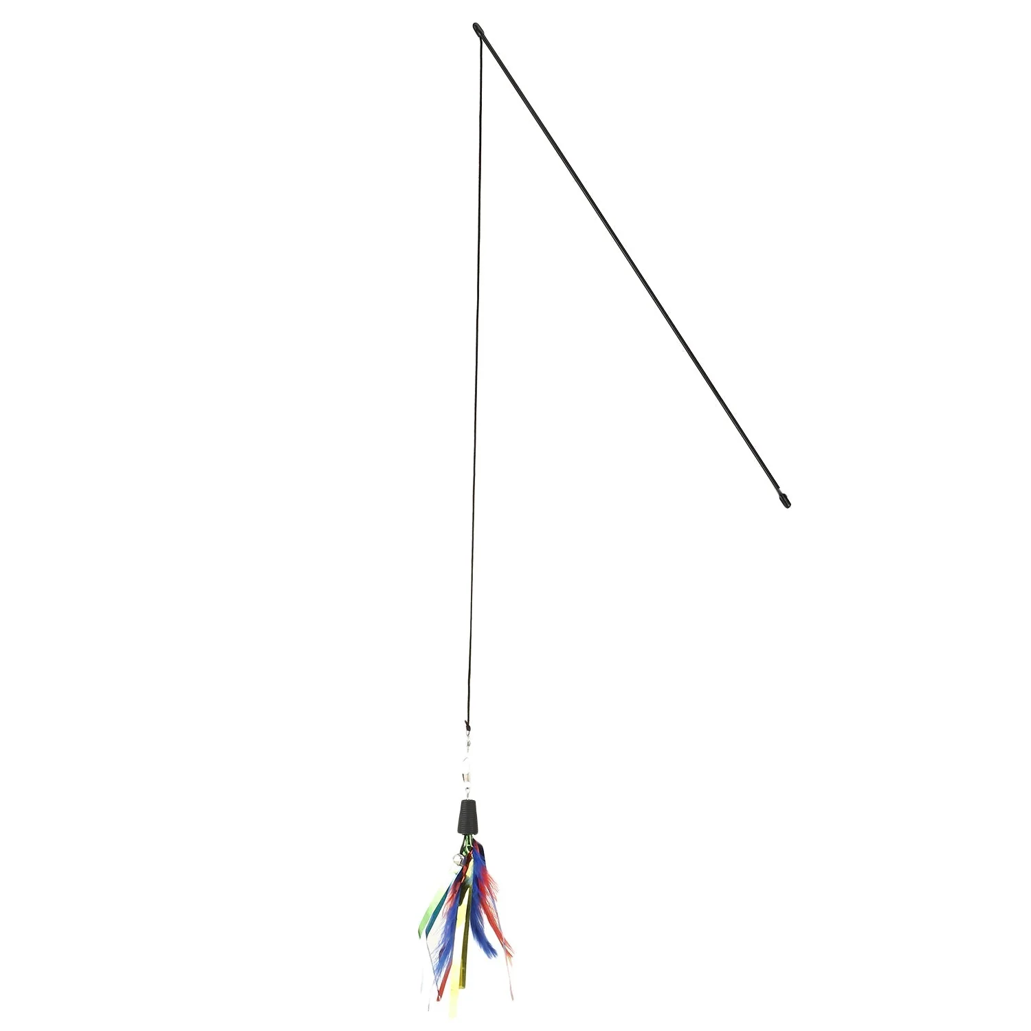 Basil Cat Teaser Stick with Strings & Bell (6) Basil Cat Teaser Stick with Strings & Bell (6)