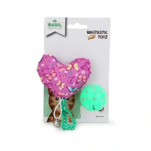Basil Catnip Rattle Ball Chew Toy for Cats & Kittens 1