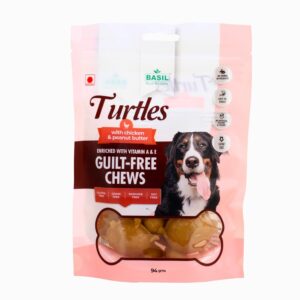Basil Chicken & Peanut Butter Dog Chew Treats – Healthy Natural Dog Snacks 1