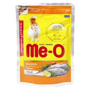 Me-O Adult Mackerel Jelly Pouch