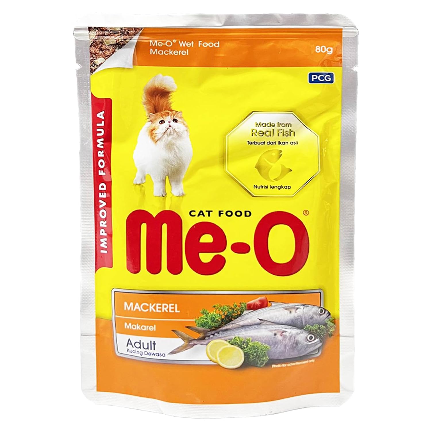 Me-O Adult Mackerel Jelly Pouch