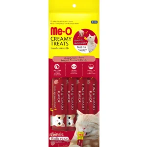 Me-O Creamy Cat Treats Tuna & Tomato 1