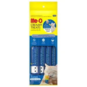 Me-O Creamy Lickeables Cat Treats Tuna & Goat Milk 1
