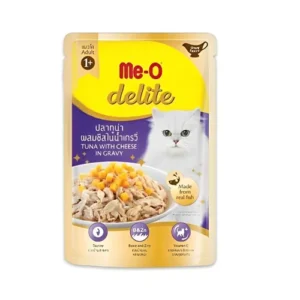 Me-O Delite Tuna with Cheese Gravy Pouch For Cat 1
