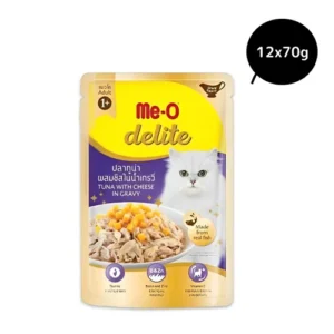Me-O Delite Tuna with Cheese Gravy Pouch For Cat 2