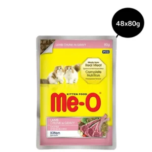 Me-O Kitten Lamb Chunk in Gravy Pouch 2