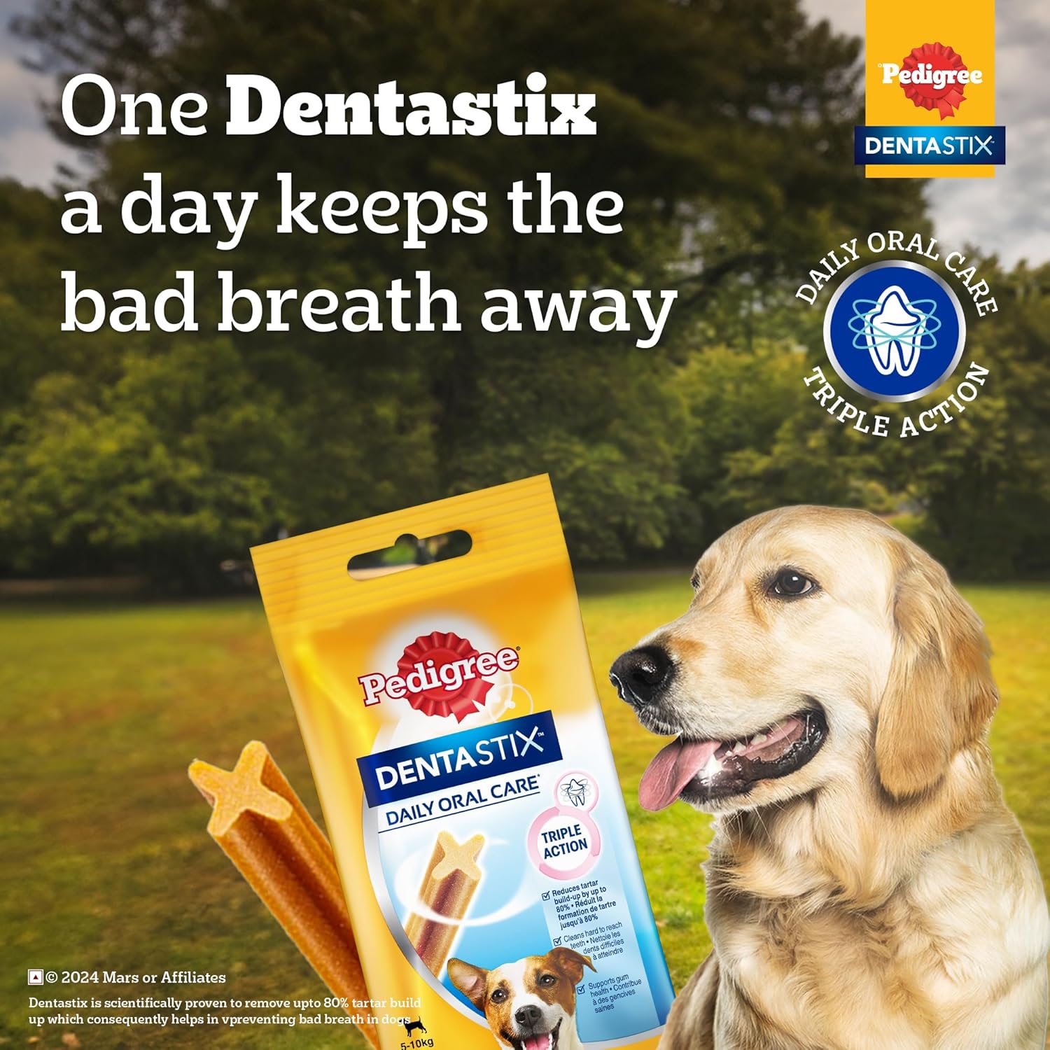 Pedigree Dentastix Large Dog Dental Treats – 7 Sticks Pack 1 (2) Pedigree Dentastix Large Dog Dental Treats – 7 Sticks Pack 1 (2)