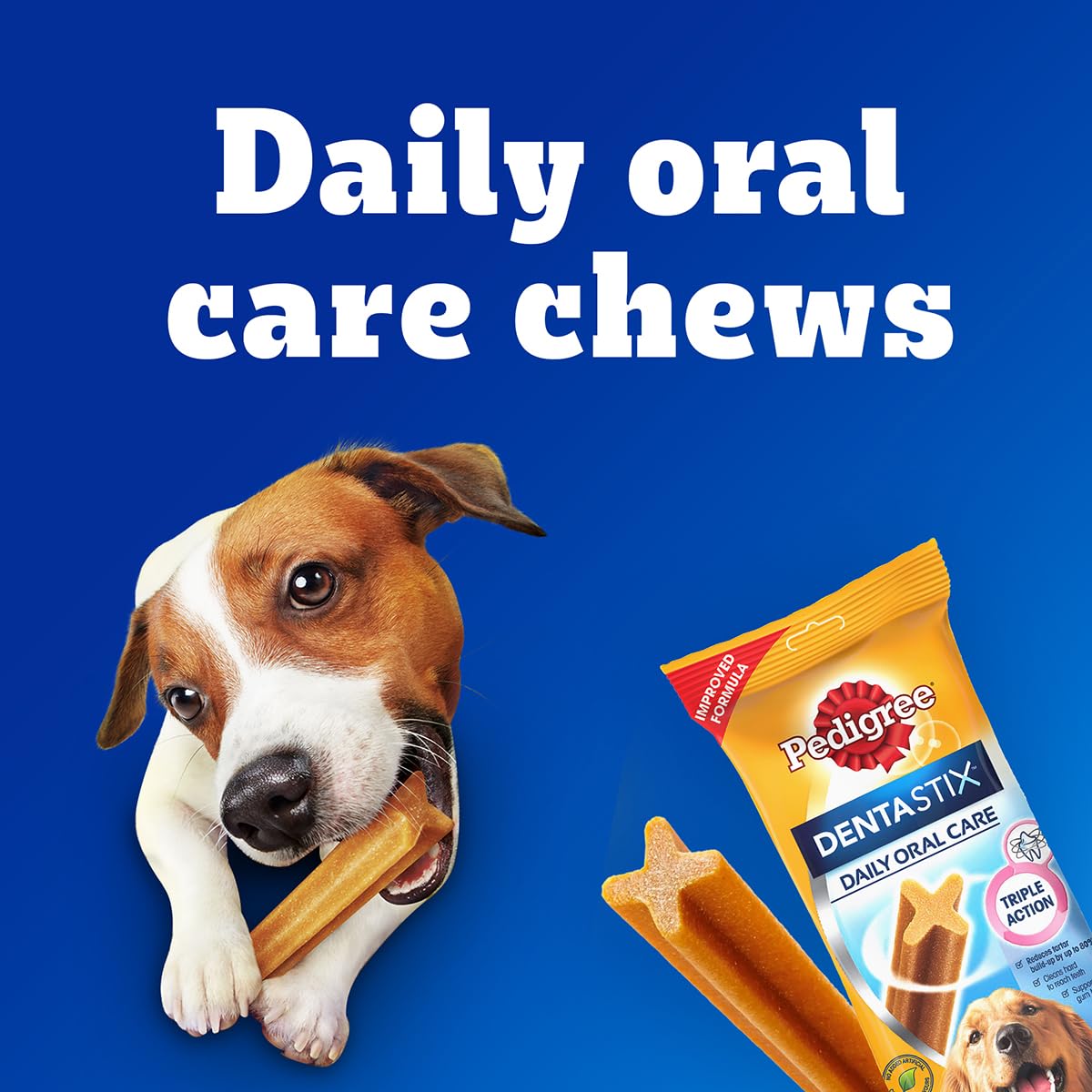Pedigree Dentastix Large Dog Dental Treats – 7 Sticks Pack 1 (6) Pedigree Dentastix Large Dog Dental Treats – 7 Sticks Pack 1 (6)