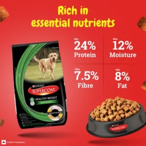 Supercoat Adult Healthy Weight Dry Dog Food for All Breed 2